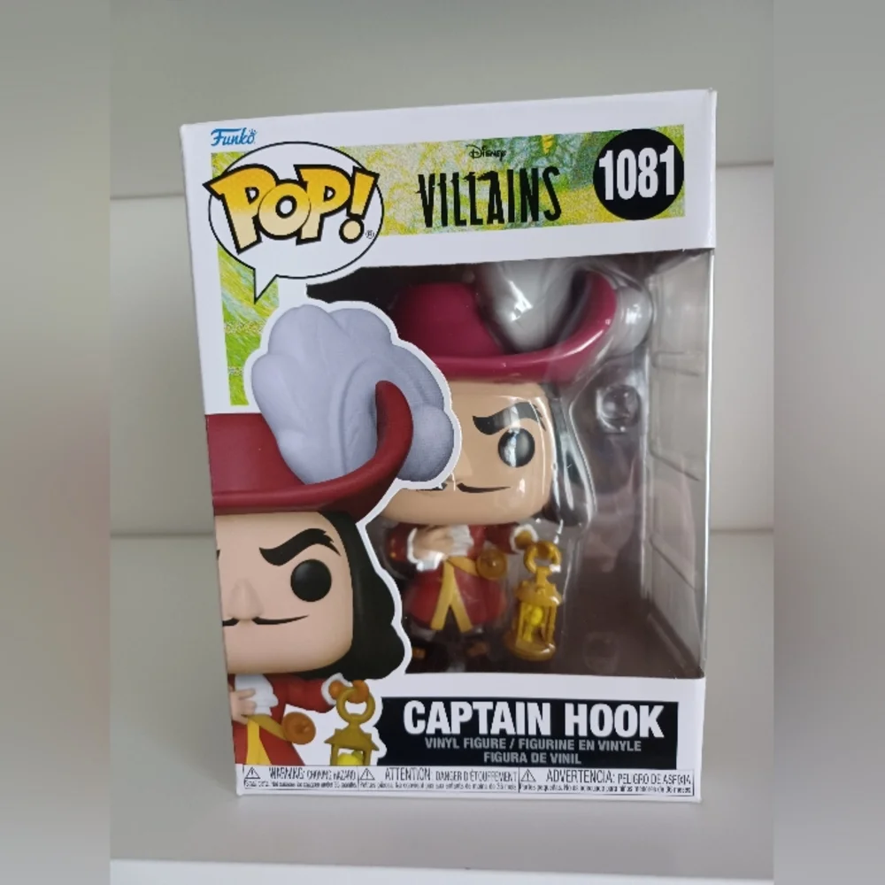 Disney Villain Captain Hook Peter Pan 1081 Vinyl Figure Funko Pop Collectible